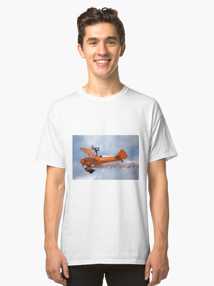 Alternate view of Breitling Wingwalking Team's Stearman Classic T-Shirt