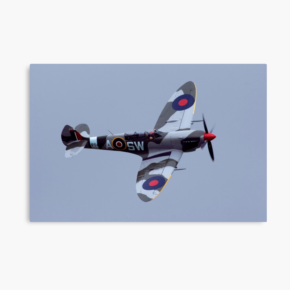 Spitfire flypast Canvas Print
