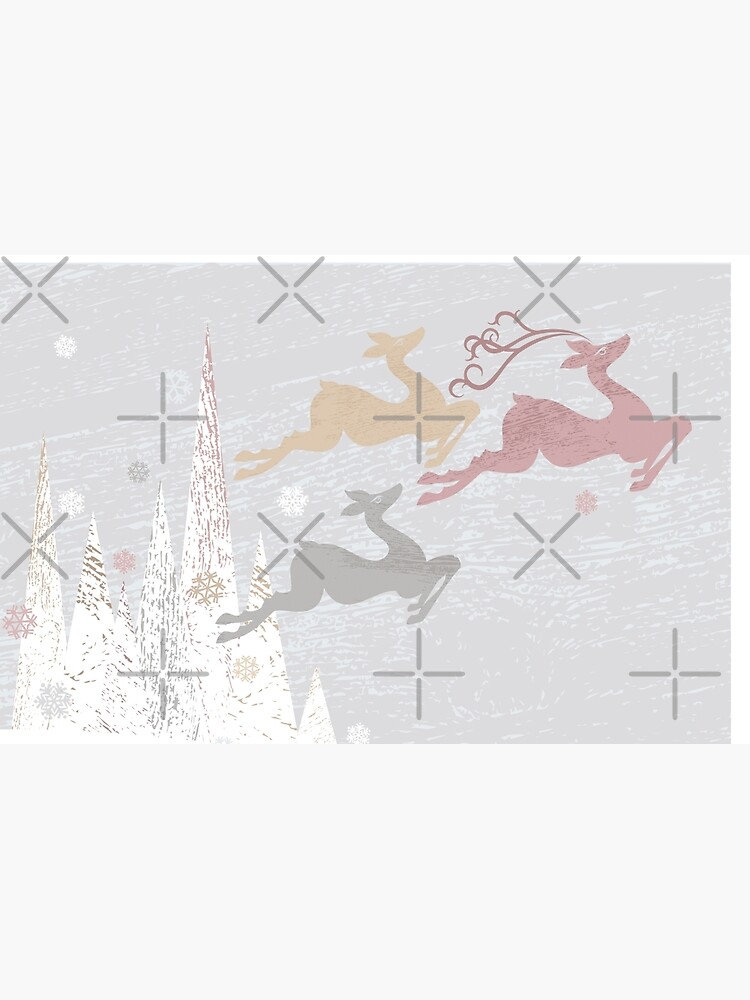 Flying Christmas Deer by rusanovska