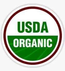 United States Department Of Agriculture Organic Certificate Sticker