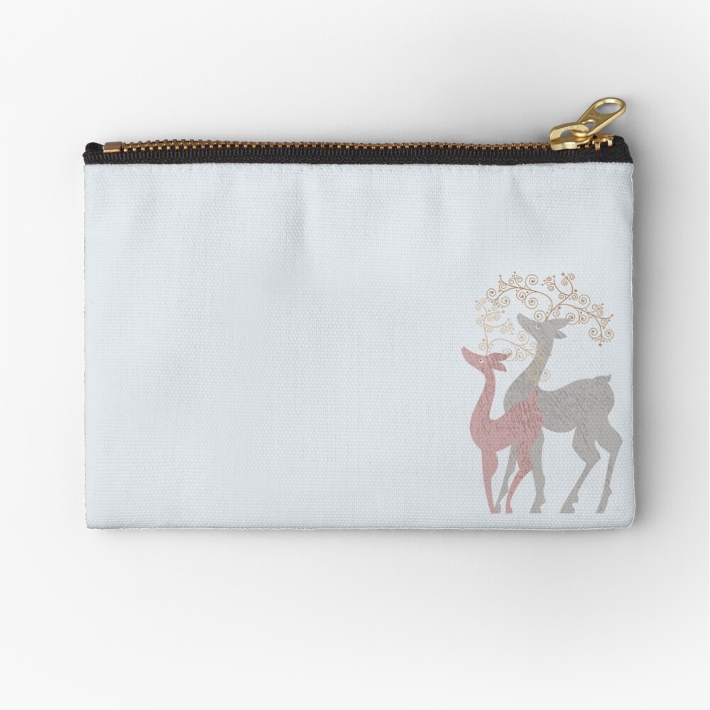 Couple of Deer Zipper Pouch
