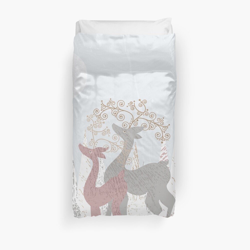Couple of Deer Duvet Cover