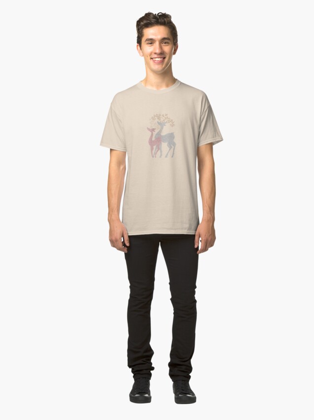 Alternate view of Couple of Deer Classic T-Shirt