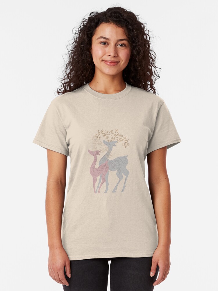Alternate view of Couple of Deer Classic T-Shirt