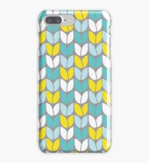 Tulip Knit (Aqua Gray Yellow) iPhone 7 Plus Case