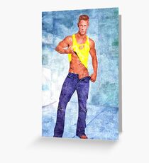 Yellow Tanktop Greeting Card