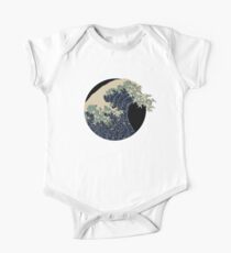 Die große Welle Baby Body Kurzarm