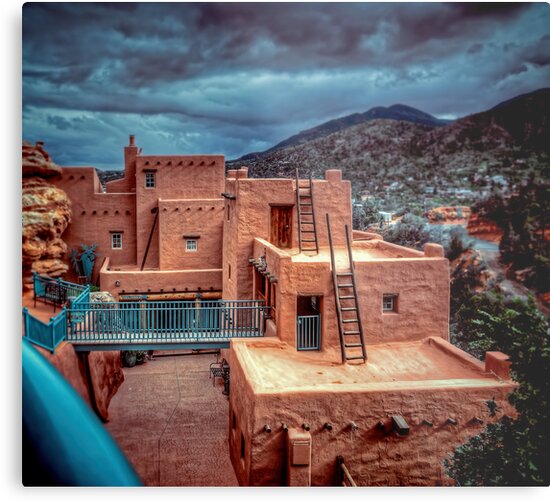 "The Pueblo" Metal Print by Bassbro Redbubble