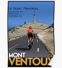 Ventoux Climb Poster