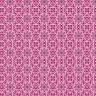Pink Filigree Pattern by Sid  Thakur