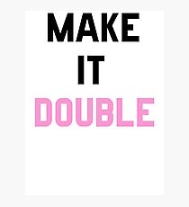 Double Trouble (2 of 2) Photographic Print