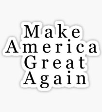 Make America Great Again Sticker