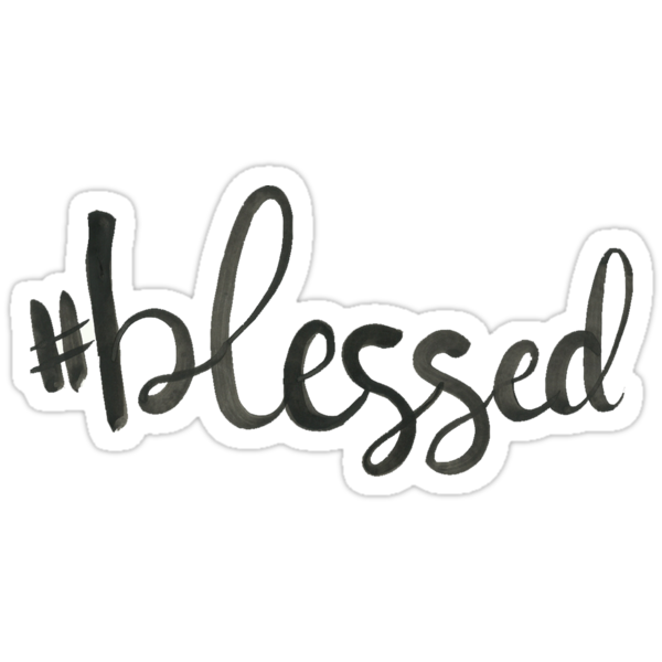 blessed stickers by cfinkdoescrafts redbubble