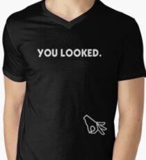 Circle Punching Game Men's V-Neck T-Shirt