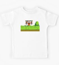 Duck Hunt Dog with 2 Ducks Kids Tee