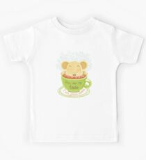 Tea and Cookie - Rondy the Elephant Kids Tee