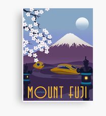 Race to Mount Fuji Canvas Print