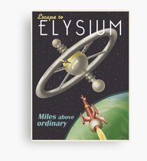 Escape to the Space Station Canvas Print