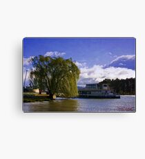 A stromy day at Lake Burley Griffin Canvas Print