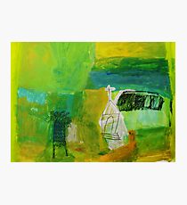 icons in the port Photographic Print