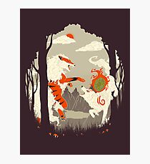 Great Wolves of Fire (Featured on Teefury) Photographic Print