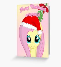Fluttershy Chirstmas Card - Postcard My Little Pony Greeting Card