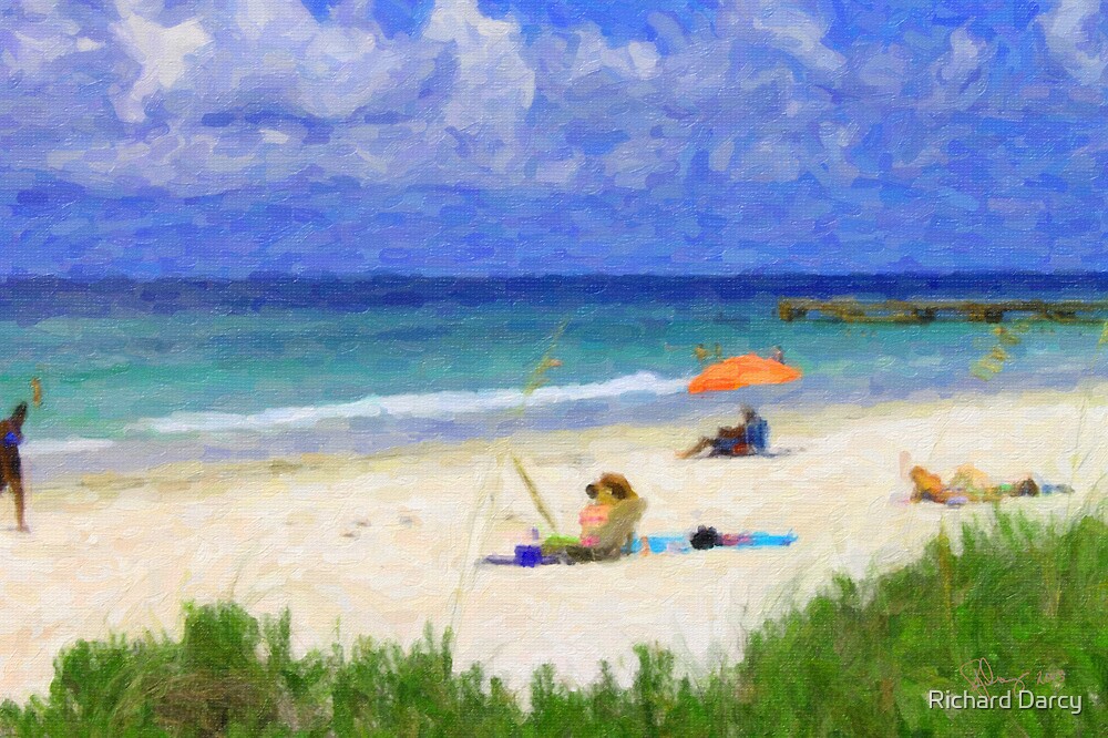"Coquina Beach Club" by Richard Darcy Redbubble