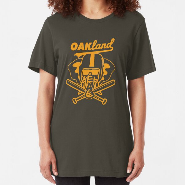 oakland a's skull shirt