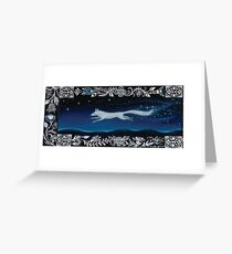 Revontulet - fox fires Greeting Card