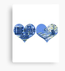 Love is bigger on the inside Canvas Print
