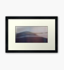nothing but a shadow on the wall Framed Print