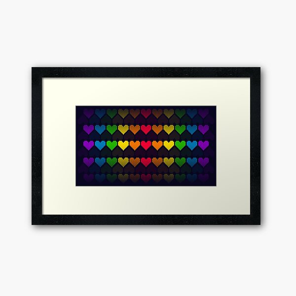 Rainbow lives Framed Art Print
