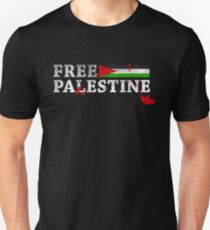 POPULAR DESIGN - FREE PALESTINE GRUNGY BLOOD T SHIRT AND CARDS Unisex T-Shirt