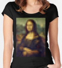 Mona Lisa Women's Fitted Scoop T-Shirt
