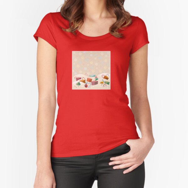 Winter Gifts Fitted Scoop T-Shirt