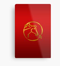 Year of The Horse Metal Print