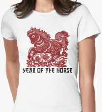 Year of The Horse Women's Fitted T-Shirt