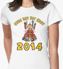 Happy Chinese New Year 2014 Women's Fitted T-Shirt
