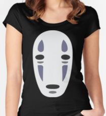 No Face - Spirited Away Women's Fitted Scoop T-Shirt