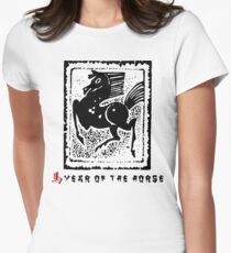 Year of The Horse Women's Fitted T-Shirt