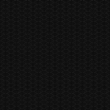Artwork thumbnail, Japanese Seigaiha Dark Pattern by Pattern-Queen