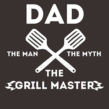 Dad The Grill Master Kitchen Apron Men Cooking Gifts for Him Fathers Day  Gift