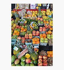 Fruit Stand Photographic Print