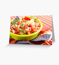 Salsa and Chips Greeting Card
