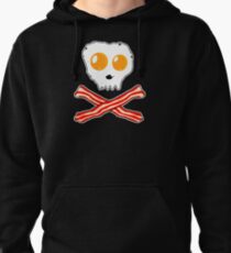 Bacon & Eggs Skull Pullover Hoodie