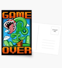 GAME OVER Postkarten