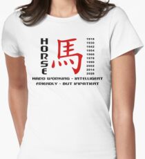 Year of The Horse Women's Fitted T-Shirt