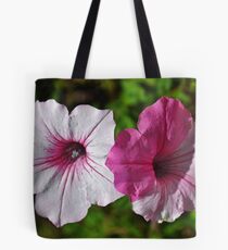 Two Tone Petunia Tote Bag
