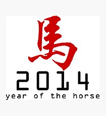 Asian Oriental Chinese Zodiac Horse T-Shirt 2014 Photographic Print