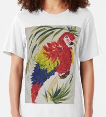 Parrot by Suzanne Marie Leclair Slim Fit T-Shirt